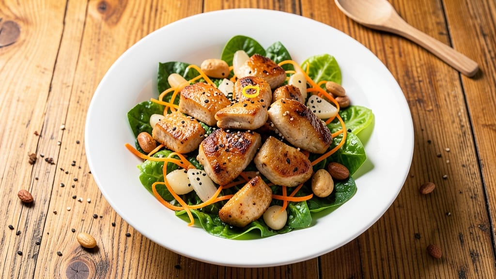 Applebee's Asian Chicken Salad Copycat Recipe: Crunchy Peanut Dressing and Crispy Chicken Bites