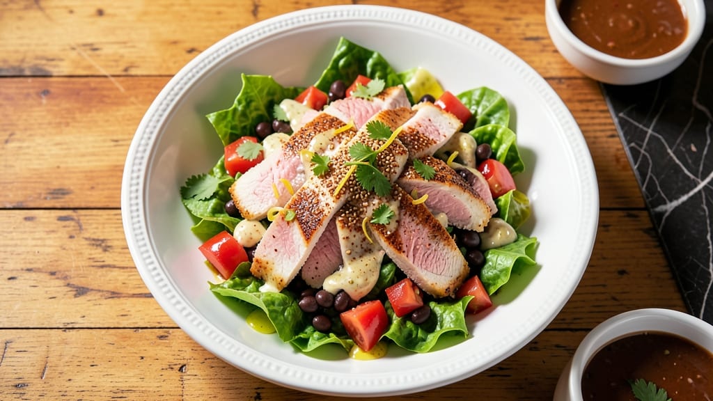 Applebee's Fiesta Chicken Salad Recipe: Crunchy Tortilla Crust with Zesty Lime Dressing