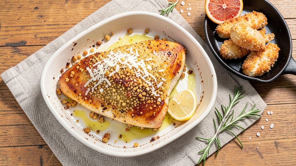 Baked Chicken Breast With Bread Crumbs Recipe: Triple-Layered Crunch for Juicy, Crispy Results