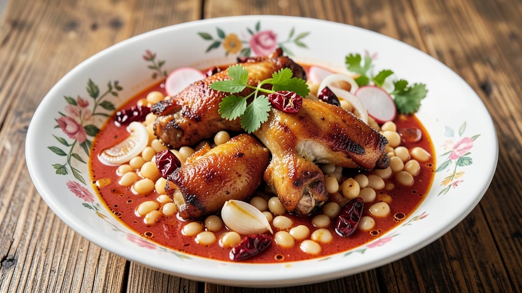 Authentic Red Chicken Pozole Recipe: Smoky Tomato-Ancho Simmered to Richness