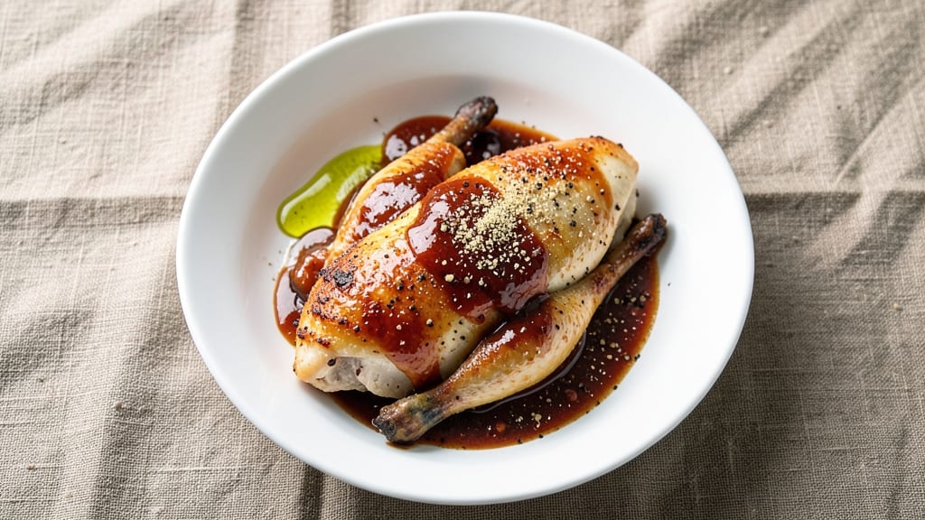 Baked Chicken Breast With Barbecue Sauce Recipe: Smoky-Glazed Crispy Edges and Juicy Core