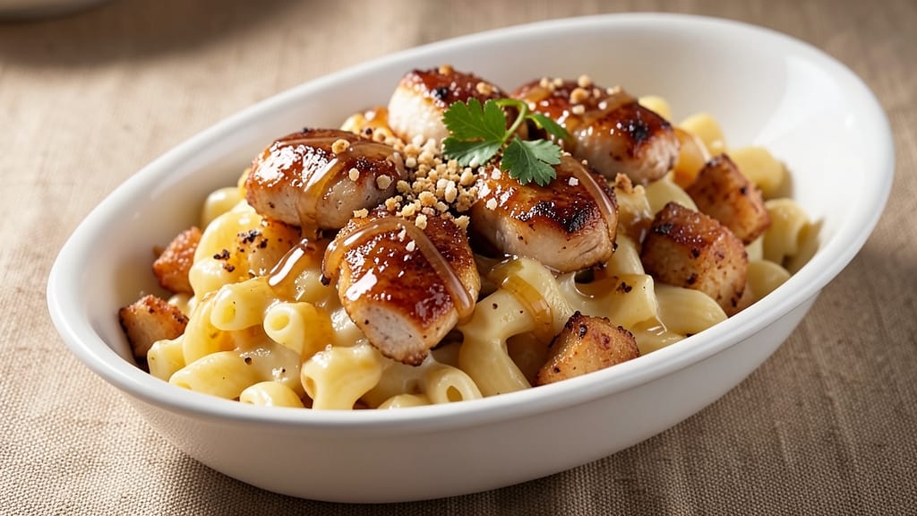 Applebee's Honey Chicken Mac and Cheese Recipe: Sweet-Spiced Crunch Over Melty Cheese