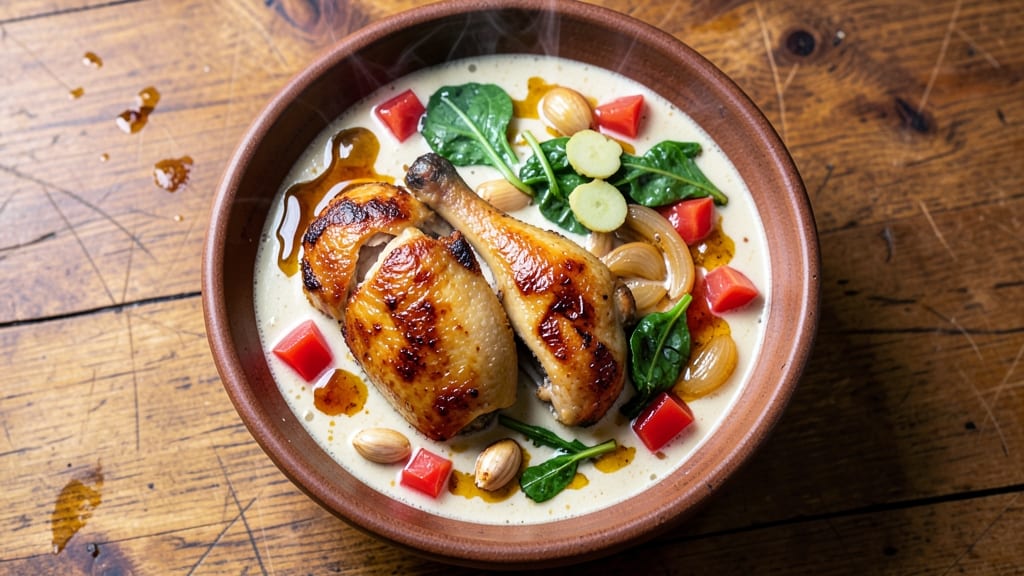 African Chicken Soup Recipe: Spiced Tomato-Broth Magic With Tender Shreds