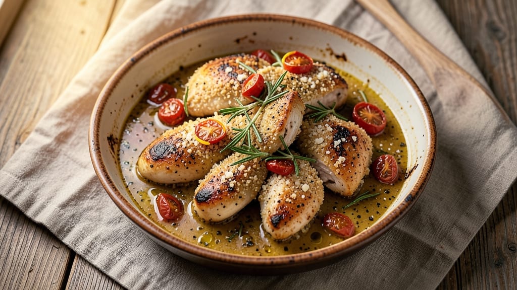 Baked Chicken Army Recipe: Crispy Parmesan Crunch With Juicy Centers