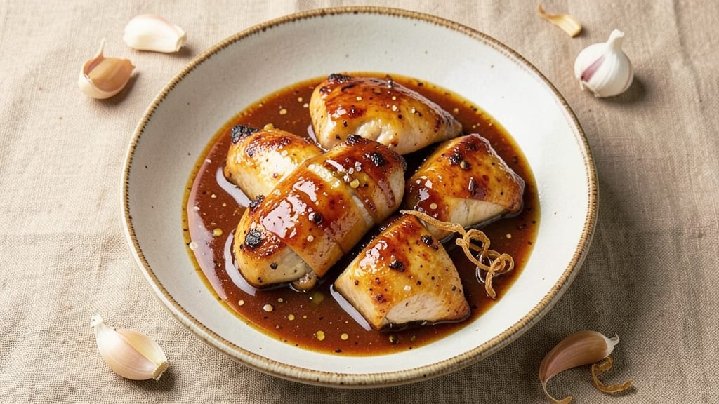 Baked Chicken With Mustard and Ketchup Recipe: Tangy Glaze That Caramelizes to Sweetness