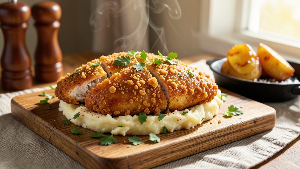 Baked Potato Chip Chicken Recipe: Crunchy Crisp Coating Without Deep Frying