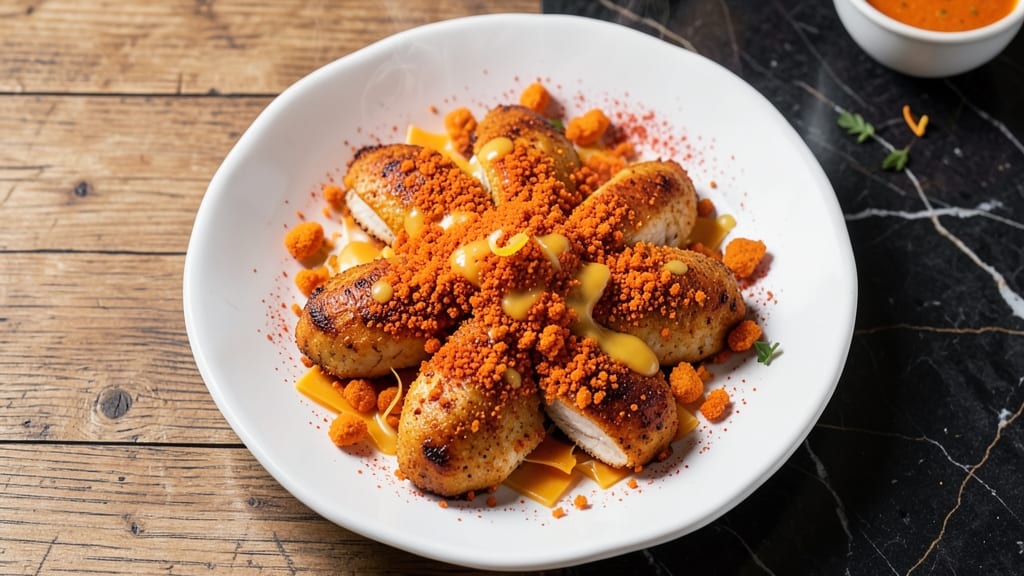 Baked Cheetos Chicken Recipe: Triple-Crusted Crunch With Cheesy Rivers Inside