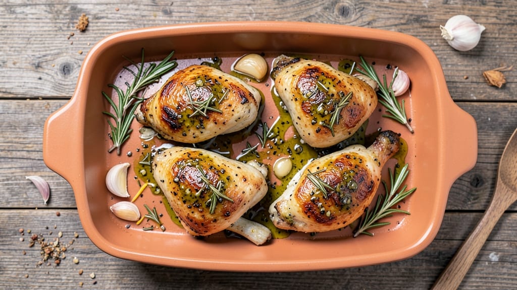 Baked Rosemary Chicken Leg Quarters Recipe: Fragrant Herb Crust Meets Juicy Meat