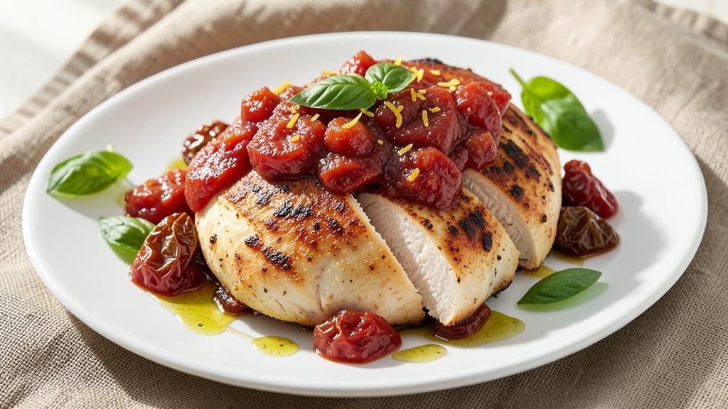 Baked Tomato Basil Chicken Recipe: Herb-Infused Roast With Juicy Centers