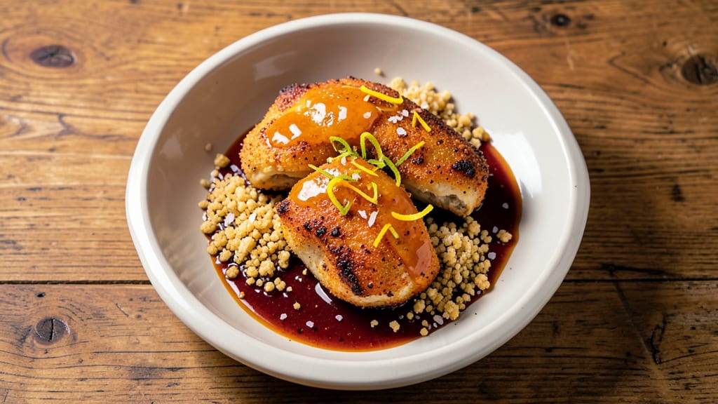 Baked Orange Chicken Thighs Recipe: Glazed Sweetness With Crispy Cornmeal Crust