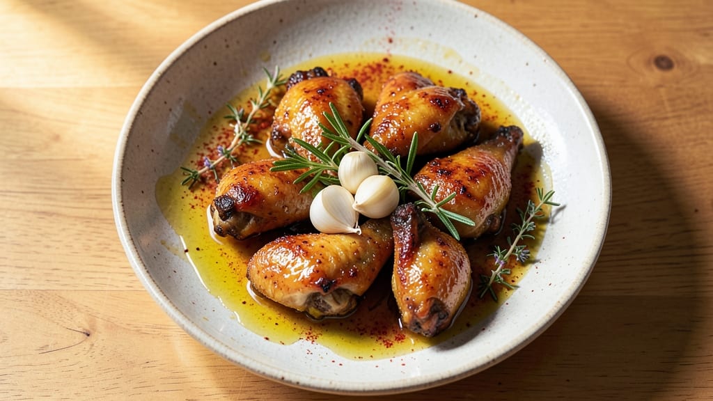 Baked Chicken Wings Marinade Recipe: Smoky Garlic-Herb Base That Locks in Flavor