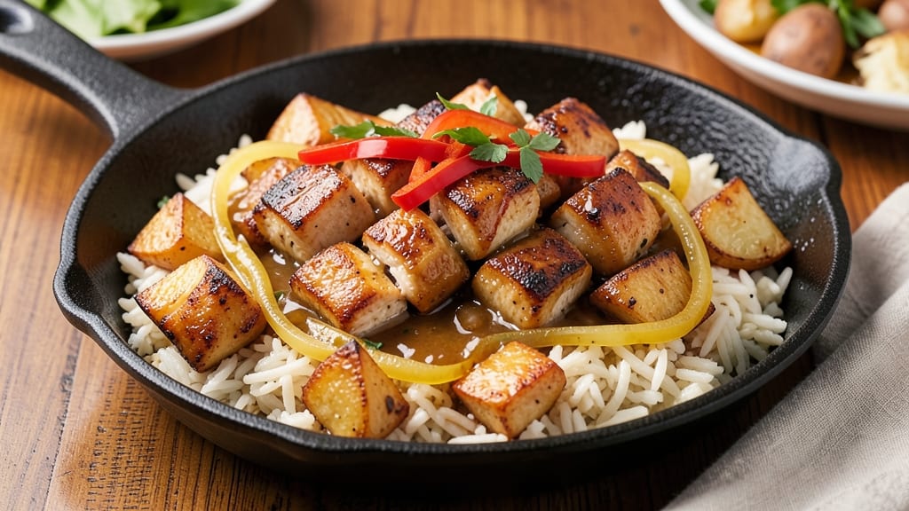Applebee's Sizzling Chicken Skillet Recipe: Triple-Crusted Crunch With Cheesy Rivers