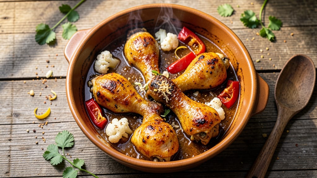 Baked Curry Chicken Legs Recipe: Golden Crisp Skin With Spiced Yogurt Tenderness