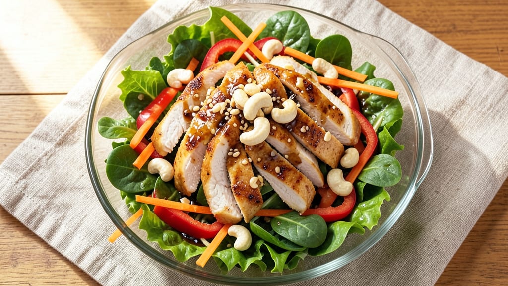 Asian Cashew Chicken Salad Recipe: Nutty Crunch Meets Tangy Wok Vibes