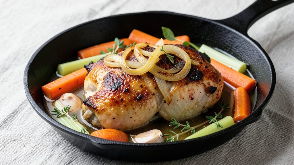 Baked Chicken in Broth Recipe: Herb-Infused Tender Meat in Flavorful Liquid Gold