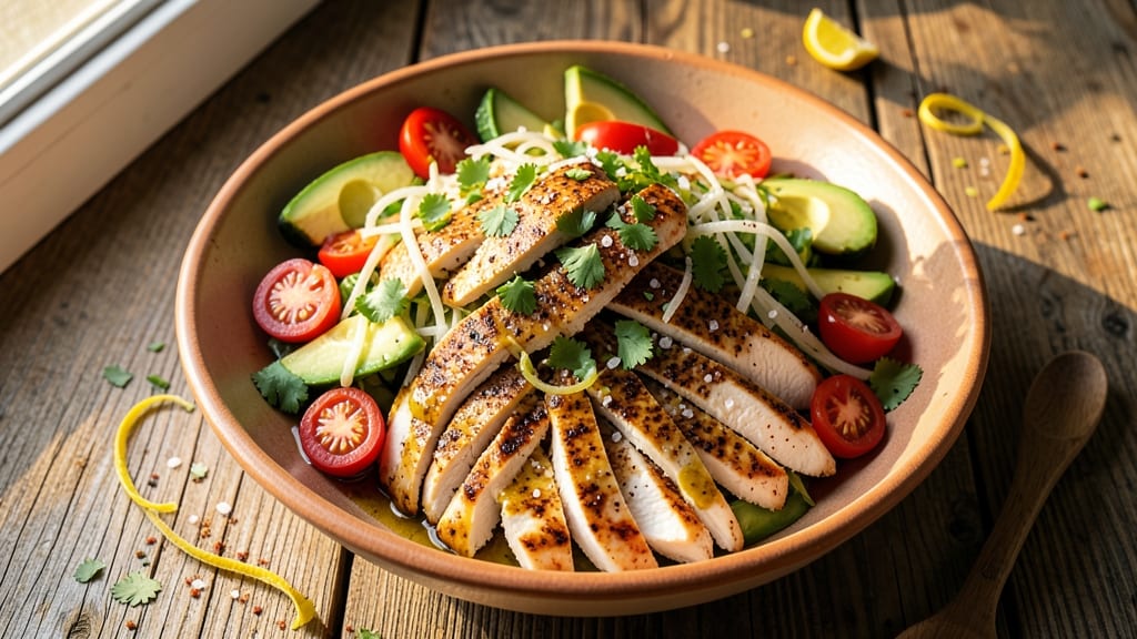 Authentic Mexican Chicken Salad Recipe: Zesty Lime and Avocado Crunch