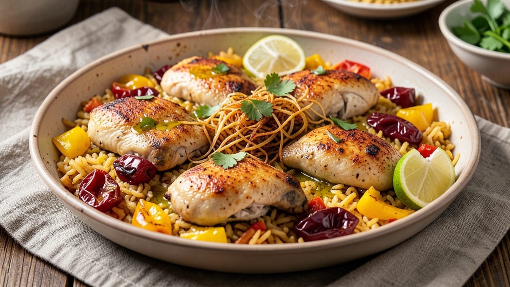 Baked Chicken Paella Recipe: Saffron-Infused One-Pan Masterpiece
