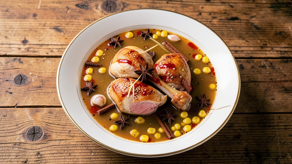 Authentic Chinese Chicken and Corn Soup Recipe: Star-Anise Infused Broth With Silky Corn Ribbons
