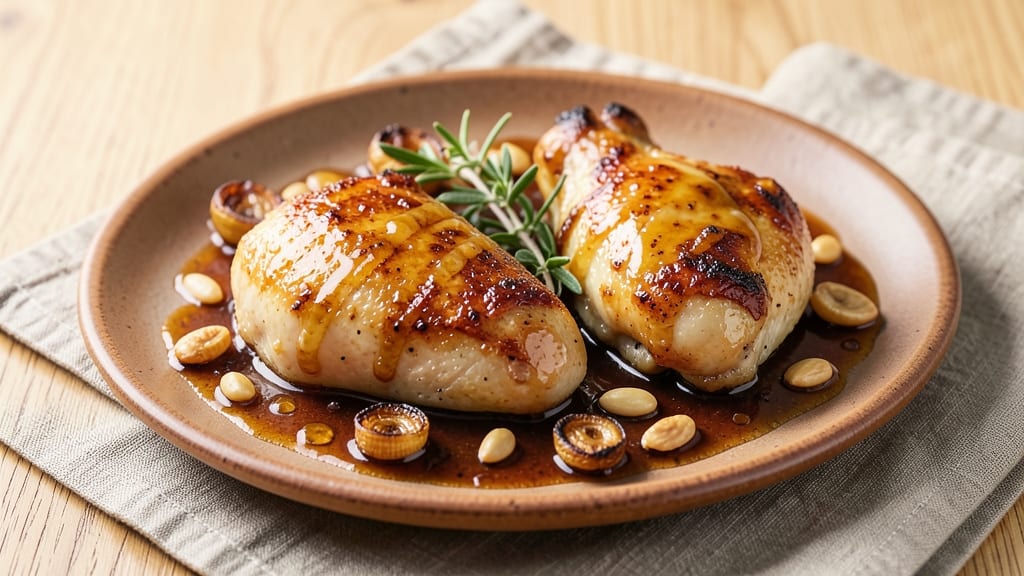Baked Chicken Thigh Sauce Recipe: Honey-Mustard Glaze That Caramelizes to Sticky Perfection