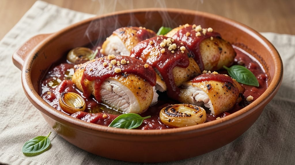Baked Chicken and Tomato Sauce Recipe: One-Pot Simmer for Hands-Off Richness