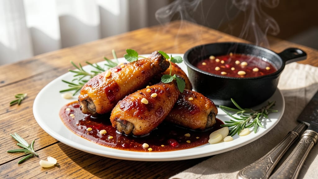Baked Chicken Wings Sauce Recipe: Smoky Garlic-Honey Glaze With Crispy Edges