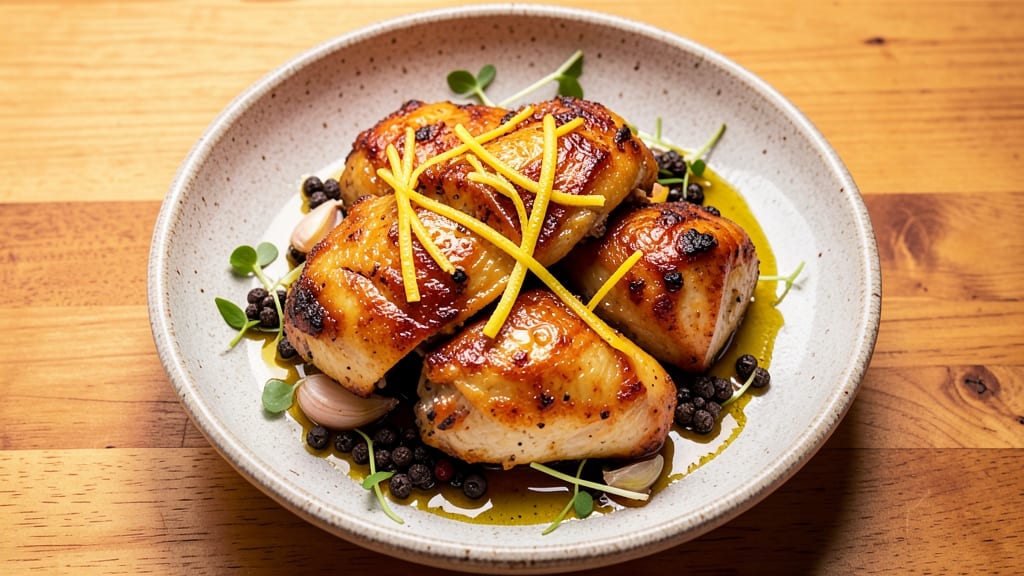 Baked Lemon Pepper Chicken Thighs Recipe: Crispy Crust with Bright Zing