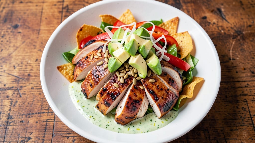 Applebee's Santa Fe Chicken Salad Recipe: Smoky Chipotle and Cilantro Cream Magic