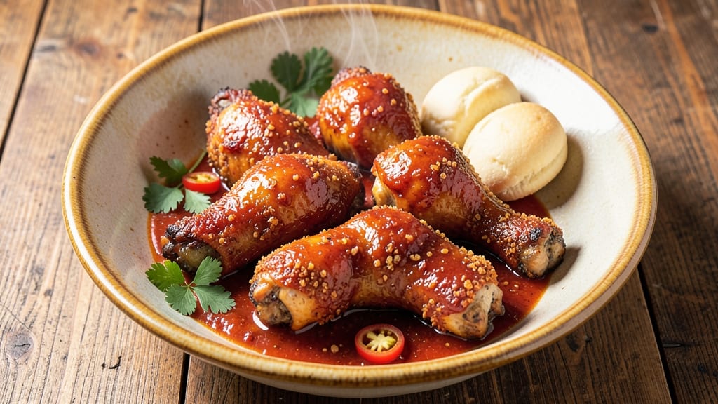Baked Buffalo Chicken Legs Recipe: Spicy Cheese-Crusted Crunch in 40 Minutes