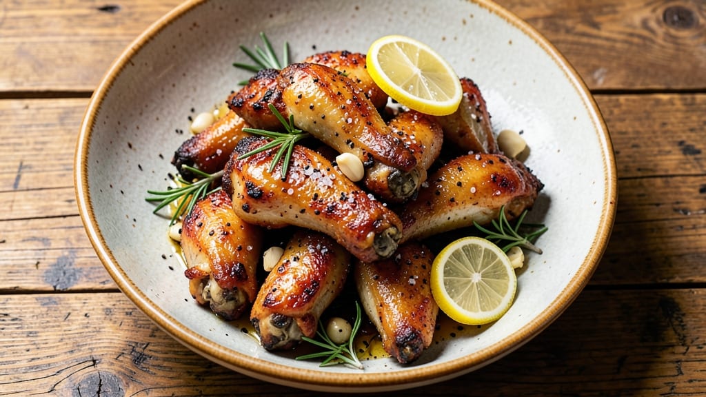 Baked Salt and Pepper Chicken Wings Recipe: Crispy-Spiced Bites with Juicy Centers