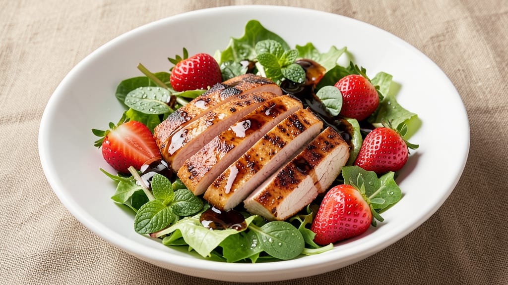 Applebee's Strawberry Balsamic Chicken Salad Recipe: Sweet-Tart Dressing That Elevates Every Bite