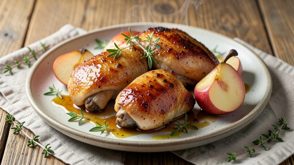 Baked Chicken And Pears Recipe: Sweet-Tart Balance in One Dish