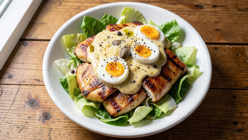 Authentic Chicken Caesar Salad Recipe: Crispy Croutons and Creamy Parmesan Magic