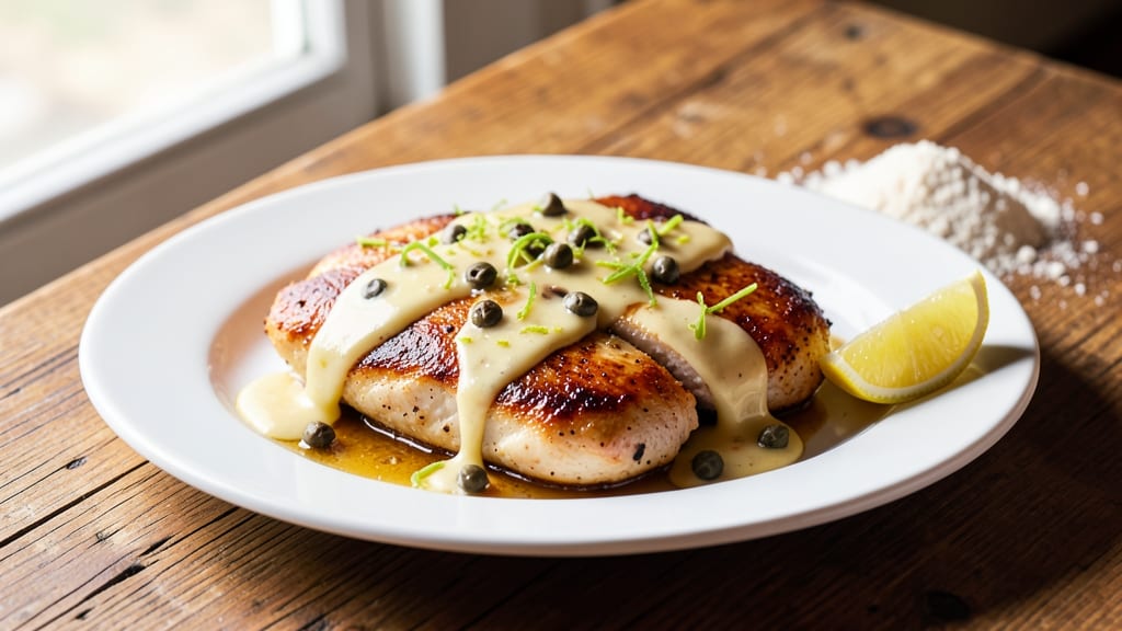 Alton Brown's Chicken Piccata Recipe: Lemon-Caper Crisp With Juicy Bites