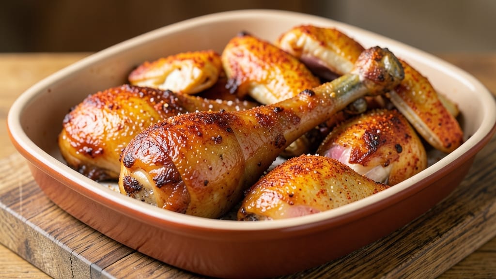 Baked Chicken Parts Oven Recipe: Triple-Crusted Crunch With Juicy Centers