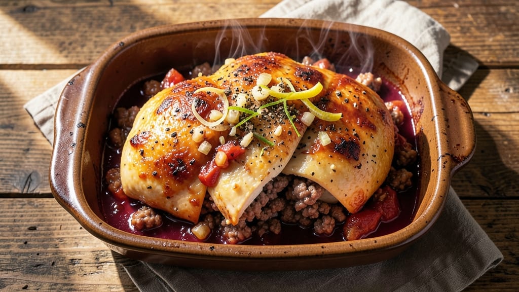 Baked Chicken Embutido Recipe: Filipino-Style Stuffed Chicken with Crispy Crust