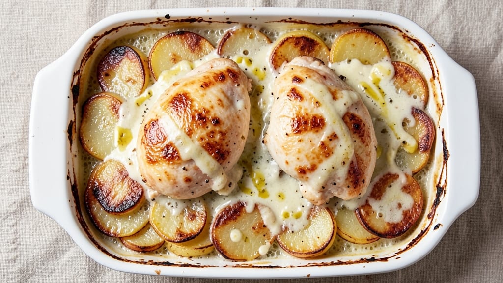 Betty Crocker Chicken and Au Gratin Potatoes Recipe: One-Pan Creamy Crust Magic