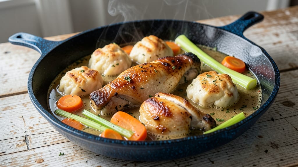 Betty Crocker's Chicken and Dumplings Recipe: Homestyle Stew with Fluffy Dumplings