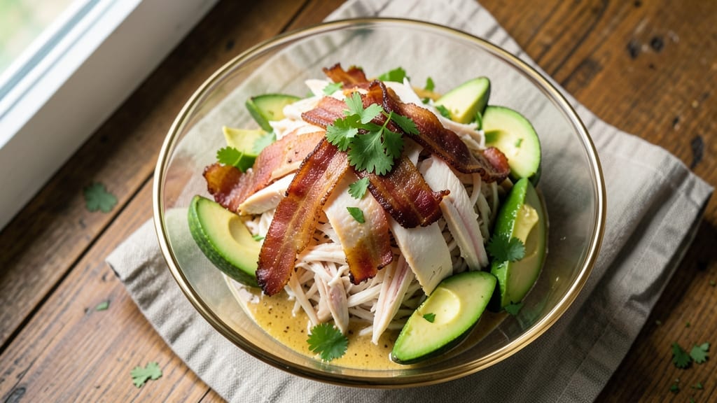 Bobby Flay's Chicken Salad Recipe: Crispy Bacon and Avocado Twist