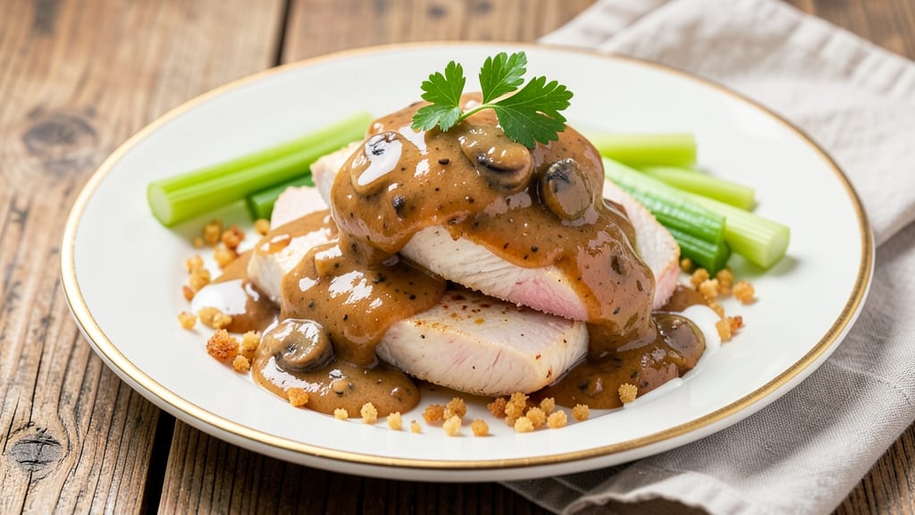 Campbell's Chicken Ala King Recipe: Celery-Crusted Comfort with Creamy Mushroom Sauce