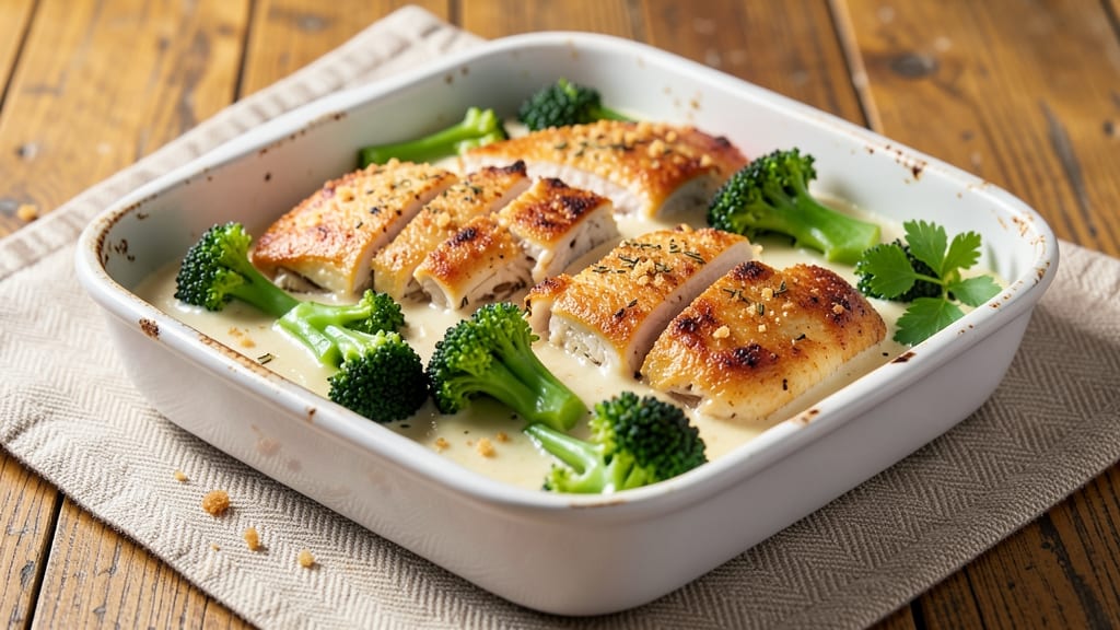 Campbell's Chicken and Broccoli Bake Recipe: One-Pan Creamy Comfort with Crispy Top