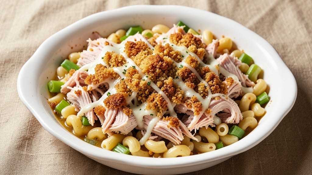 Campbell's Chicken Bake Recipe: One-Pan Creamy Comfort with Crispy Celery Topping
