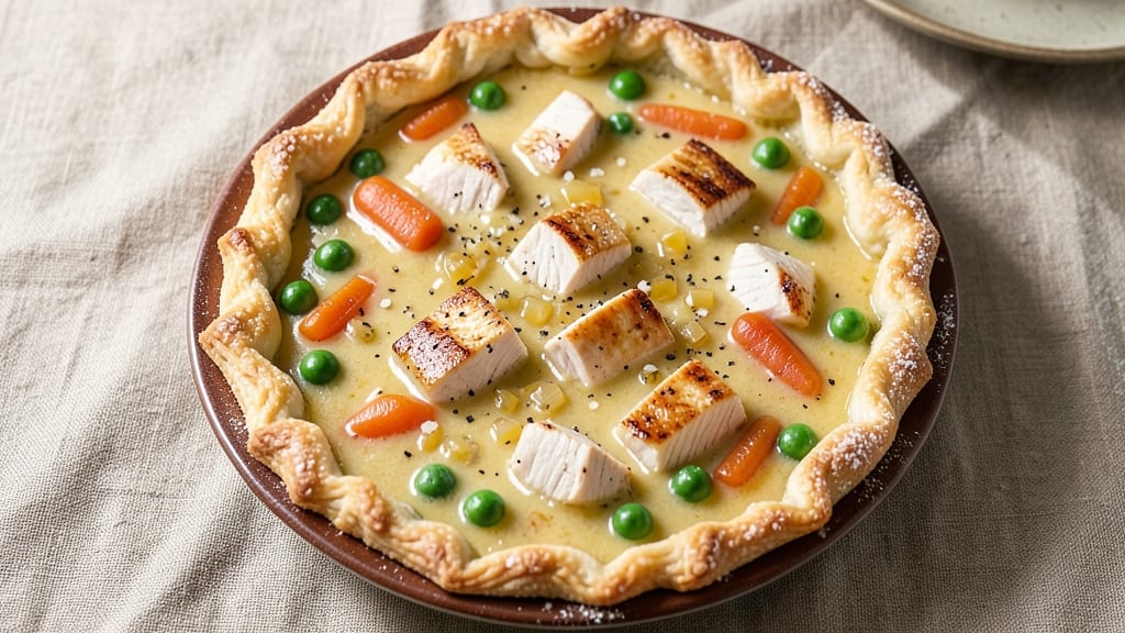 Campbell's Cream of Chicken Soup Pot Pie Recipe: Crispy Top, Creamy Filling in One Dish