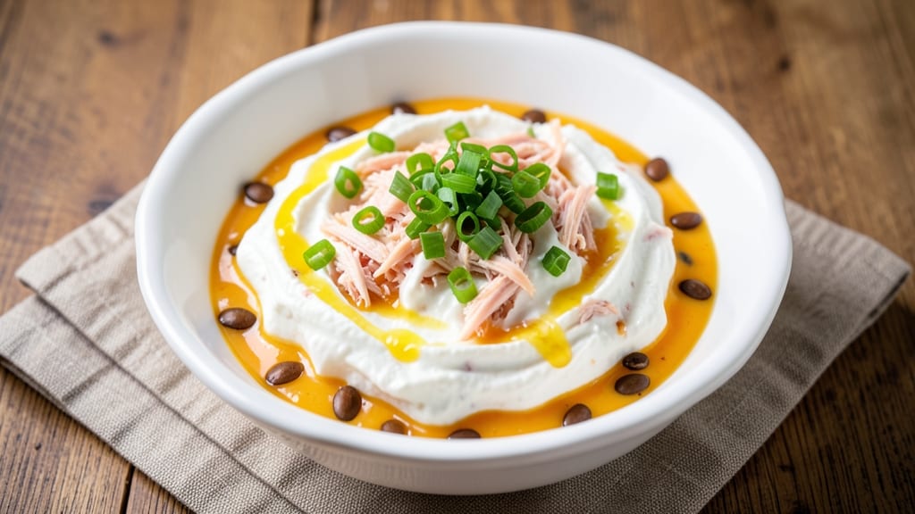 Canned Chicken Dip Recipe: Crunchy Celery Crown Over Creamy Comfort