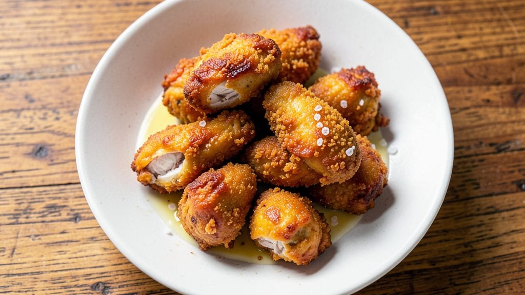Chester Fried Chicken Copycat Recipe: Crispy Celery Crown Over Juicy, Spiced Meat