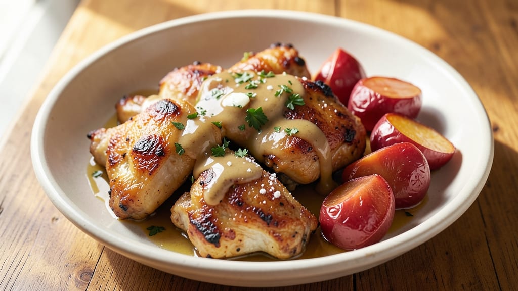 Chicken and Canned Potatoes Recipe: One-Pan Creamy Crispy Comfort