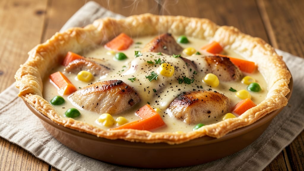 Chicken Pot Pie Recipe with Canned Vegetables: One-Pan Creamy Comfort in 30 Minutes