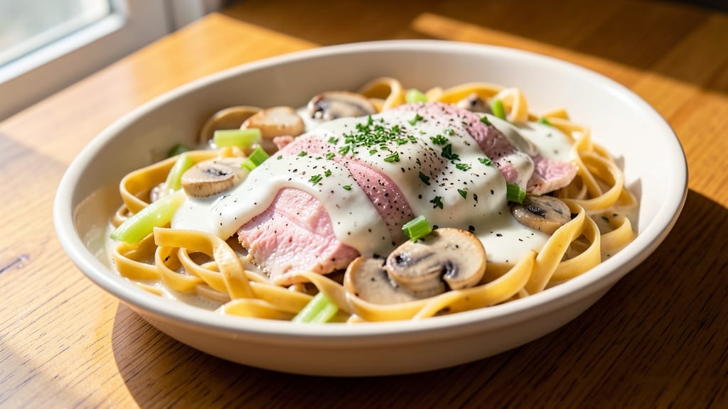 Betty Crocker Chicken Tetrazzini Recipe: Creamy Celery Crown Over Mushroom Pilaf