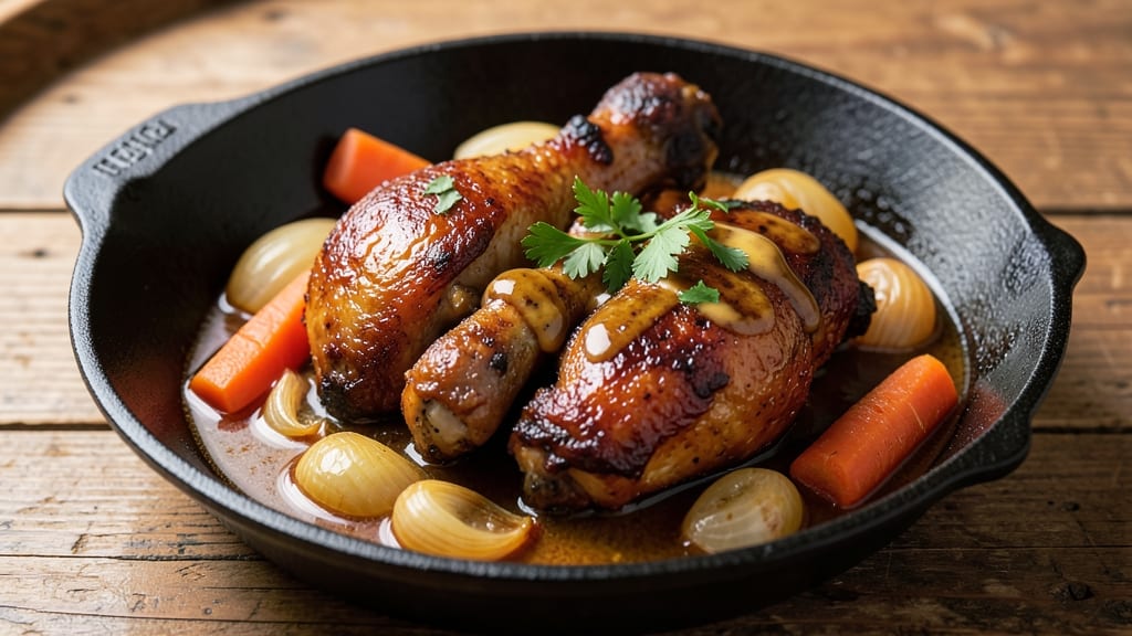 Chicken Thighs and Legs Recipe: Slow-Braised for Maximum Juiciness