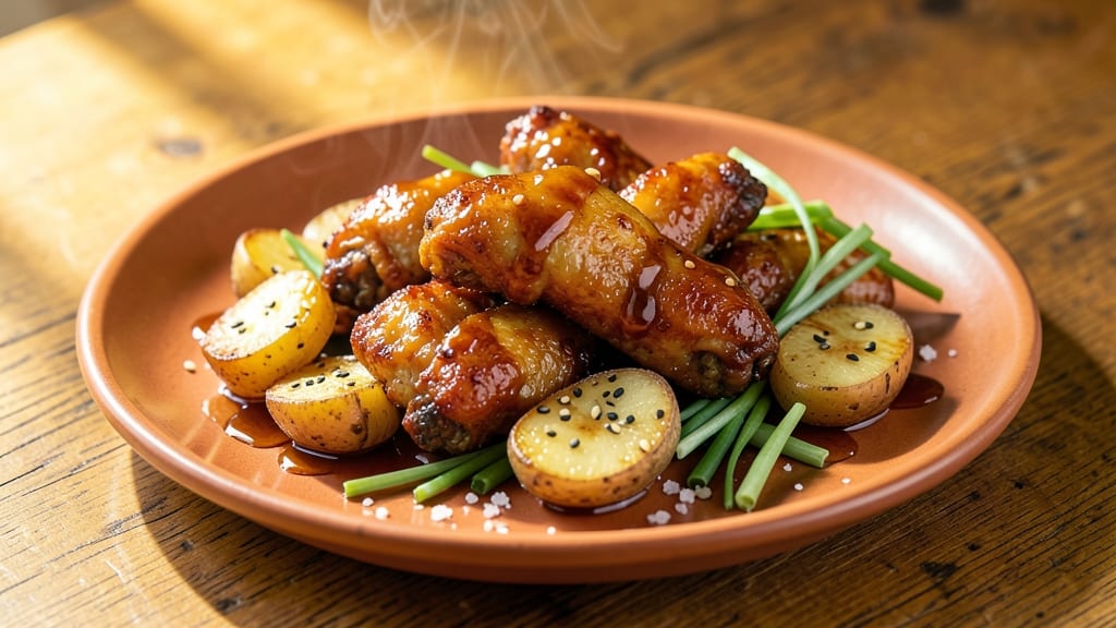 Chicken Wings With Potato Chinese Recipe: Crispy-Fried Duo in One Bite