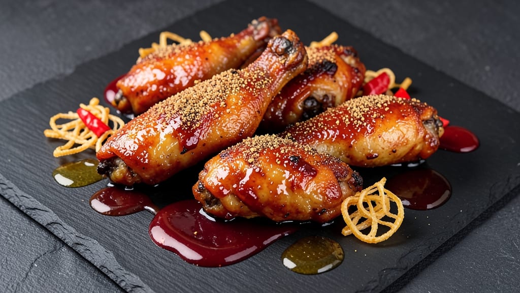 Chinese Food Chicken Wings Recipe: Five-Spice Glaze for Crispy, Sticky Bites